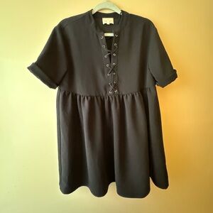 Sezane black mini dress - Size 34